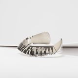 Isaiah Ortiz Hand Cut Sterling Silver Cuff