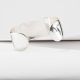 Norbert Peshlakai Sterling Silver and Fire Agate Cuff