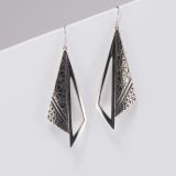 Jared Chavez Silhouette Collection Silver Earrings