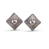 Pat Bedonie Sterling Silver Post Earrings