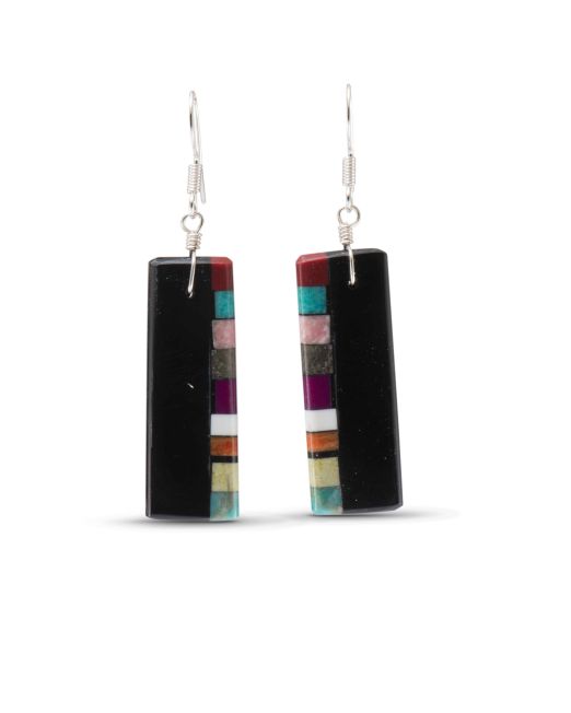 Mary Louise Tafoya Mosaic Stone Earrings
