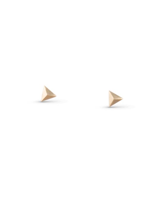 Maria Samora 18Kt Gold Tri Tetra Studs