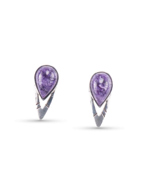 Jared Chavez Charoite Earrings