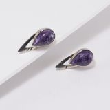 Jared Chavez Charoite Earrings