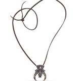 Jennifer Curtis Stamped Sterling Silver Naja Necklace