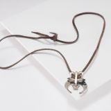 Jennifer Curtis Stamped Sterling Silver Naja Necklace