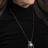 Jennifer Curtis Stamped Sterling Silver Naja Necklace