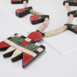 Santo Domingo Pueblo Depression Era Thunderbird Necklace
