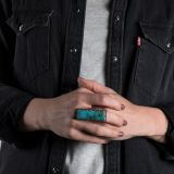 Mike Bird-Romero Natural Turquoise Ring
