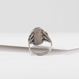 Vintage Navajo Turquoise and Twisted Wire Ring Circa 1940s
