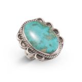 Vintage Navajo Turquoise Ring