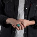 Vintage Navajo Turquoise Ring