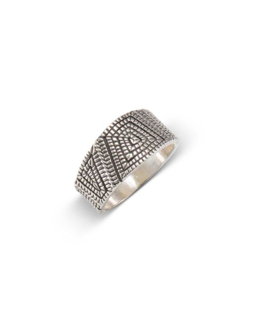 Elgin Tom Sterling Silver Maze Ring