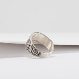 Elgin Tom Sterling Silver Maze Ring