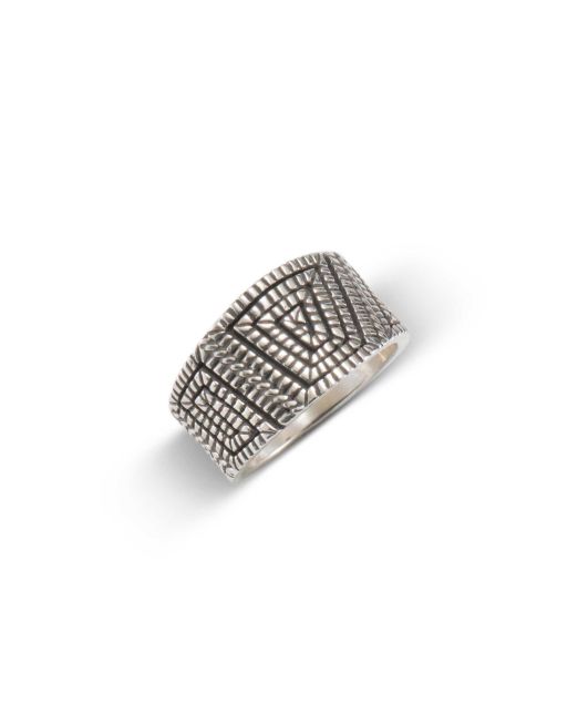 Elgin Tom Sterling Silver Maze Ring