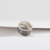 Elgin Tom Sterling Silver Maze Ring