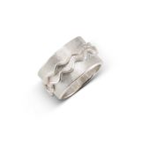 Richard Chavez Cast Sterling Silver Ring