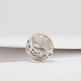 Richard Chavez Cast Sterling Silver Ring