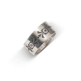 Norbert Peshlakai Sterling Silver Ring
