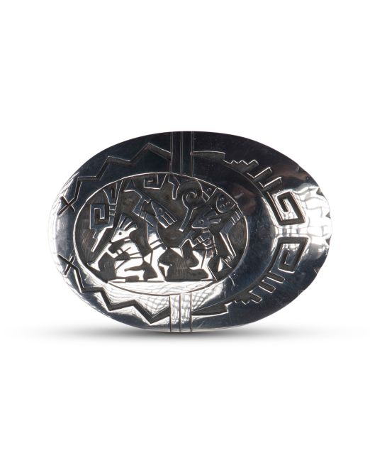 Vern Mansfield Jr. Overlay Belt Buckle