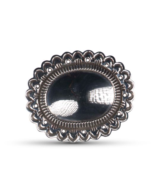 Cippy Crazyhorse Sterling Silver Belt Buckle