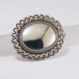 Cippy Crazyhorse Sterling Silver Belt Buckle