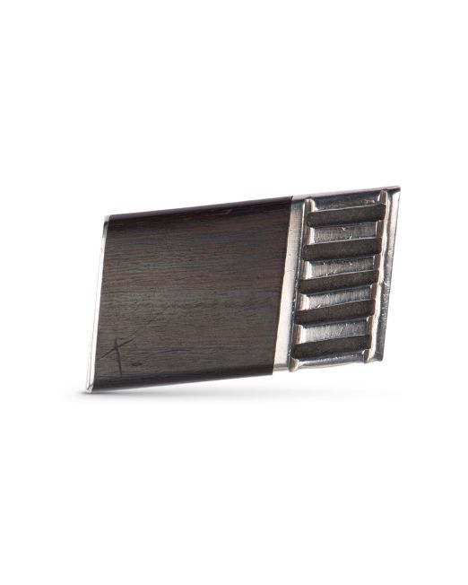 George Kee Ironwood and Silver Belt Buckle