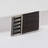 George Kee Ironwood and Silver Belt Buckle
