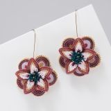 Arla Lucia Cosmic Crown Beaded Earrings