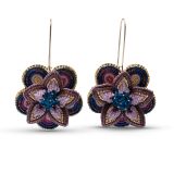 Arla Lucia Cosmic Crown Beaded Earrings