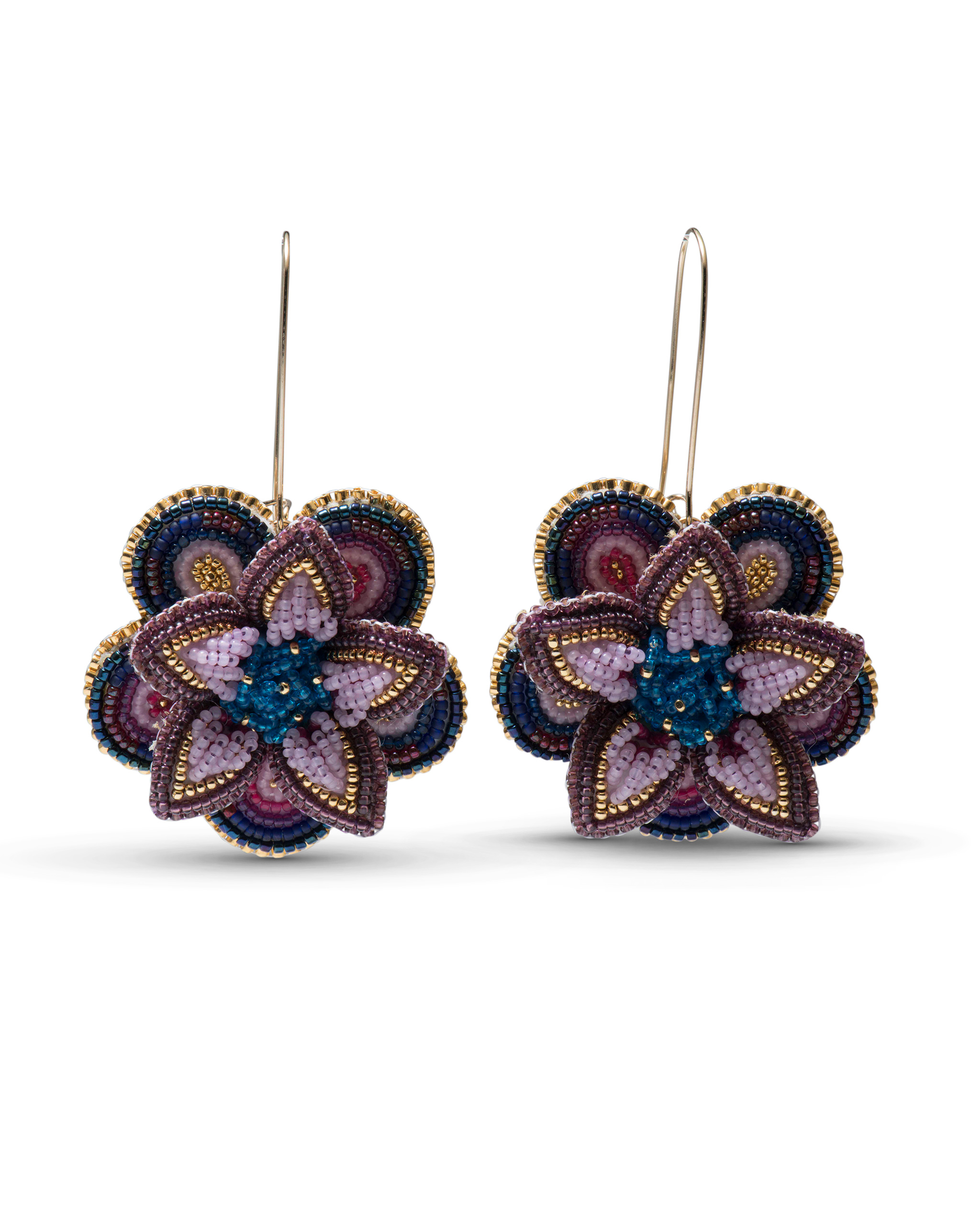 Arla Lucia Cosmic Crown Beaded Earrings