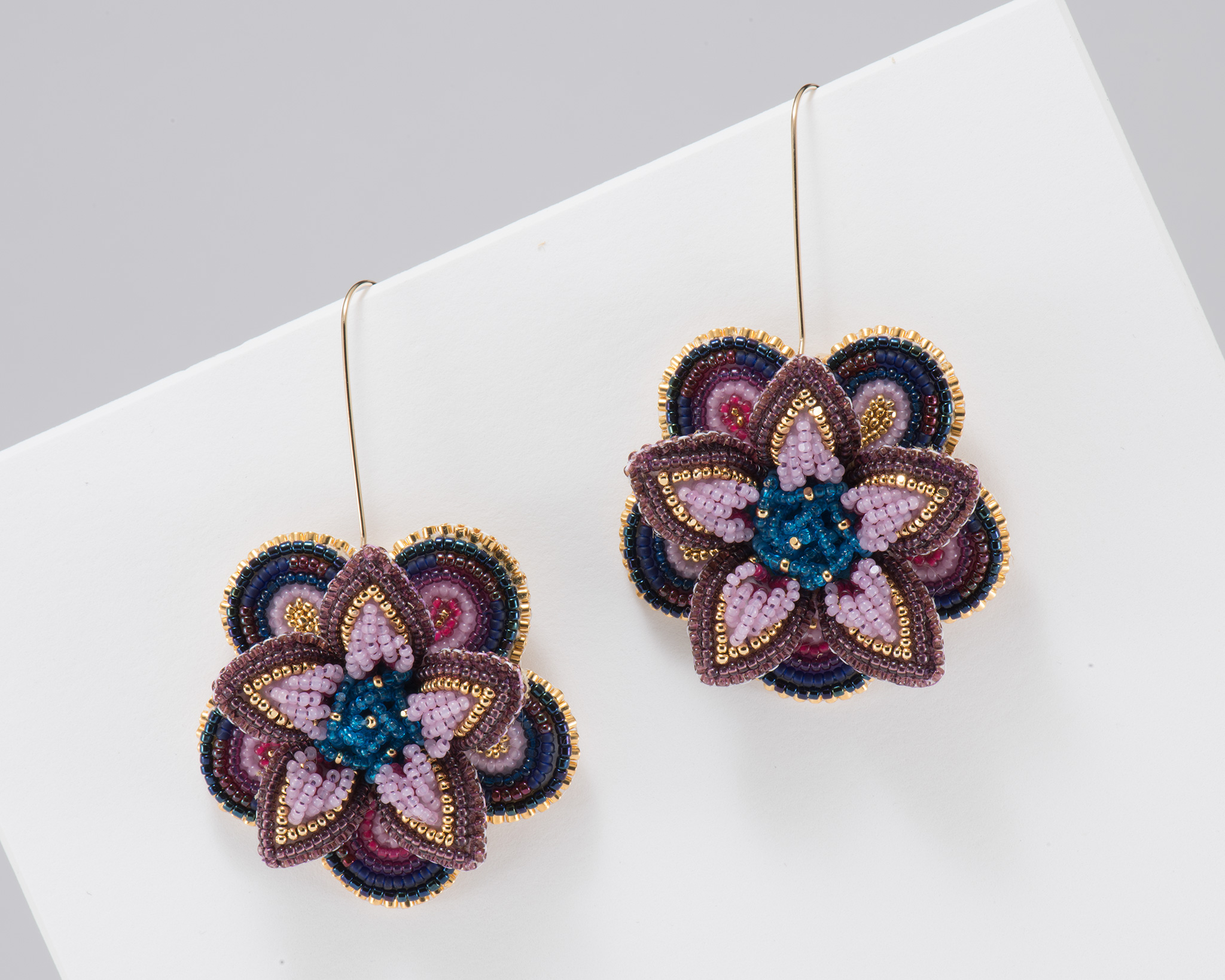 Arla Lucia Cosmic Crown Beaded Earrings