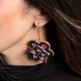 Arla Lucia Cosmic Crown Beaded Earrings