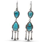 Fritson Toledo Turquoise Chandelier Earrings