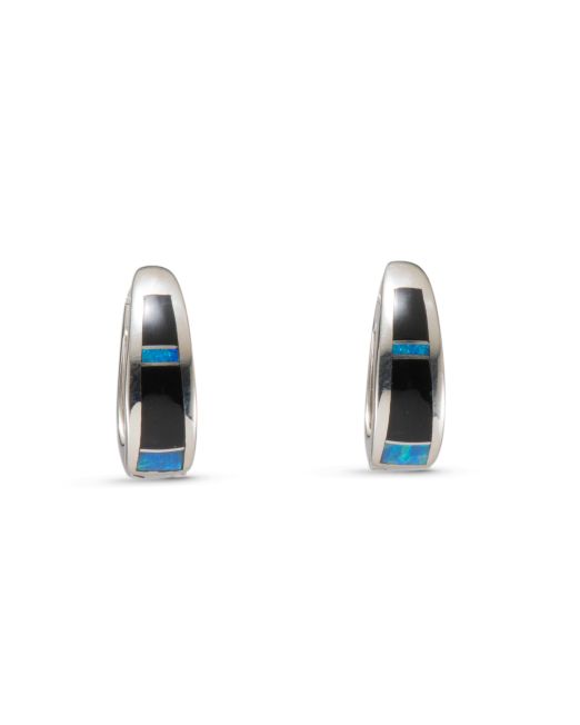 Supersmith Inc Black Beauty Collection Huggie Earrings