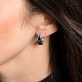 Supersmith Inc Black Beauty Collection Huggie Earrings