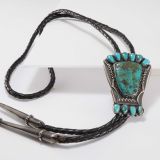 Vintage Navajo Turquoise Bolo