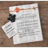 Vintage Zuni Inlay Knifewing Man Pin with Original Paperwork
