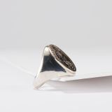 Calvin Peterson 14Kt Gold and Silver Overlay Kokopelli Ring