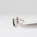 Vintage Navajo Turquoise and Silver Swirl Ring