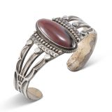 Vintage Navajo Petrified Wood Cuff