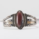 Vintage Navajo Petrified Wood Cuff