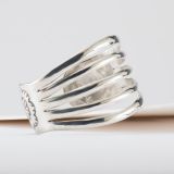 Debbie Silversmith Sterling Silver Split Shank Cuff