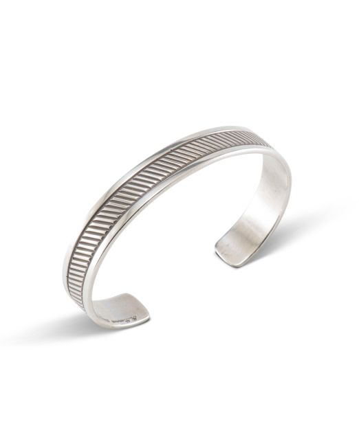 Stamped Sterling Silver Cuff