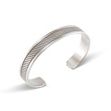 Stamped Sterling Silver Cuff