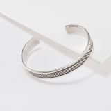Stamped Sterling Silver Cuff
