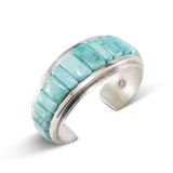 Anthony Sanchez Inlay Turquoise Cuff