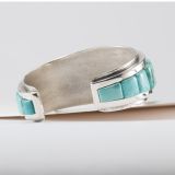 Anthony Sanchez Inlay Turquoise Cuff