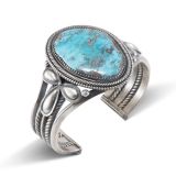 Steve Arviso Bisbee Turquoise Cuff