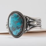 Steve Arviso Bisbee Turquoise Cuff